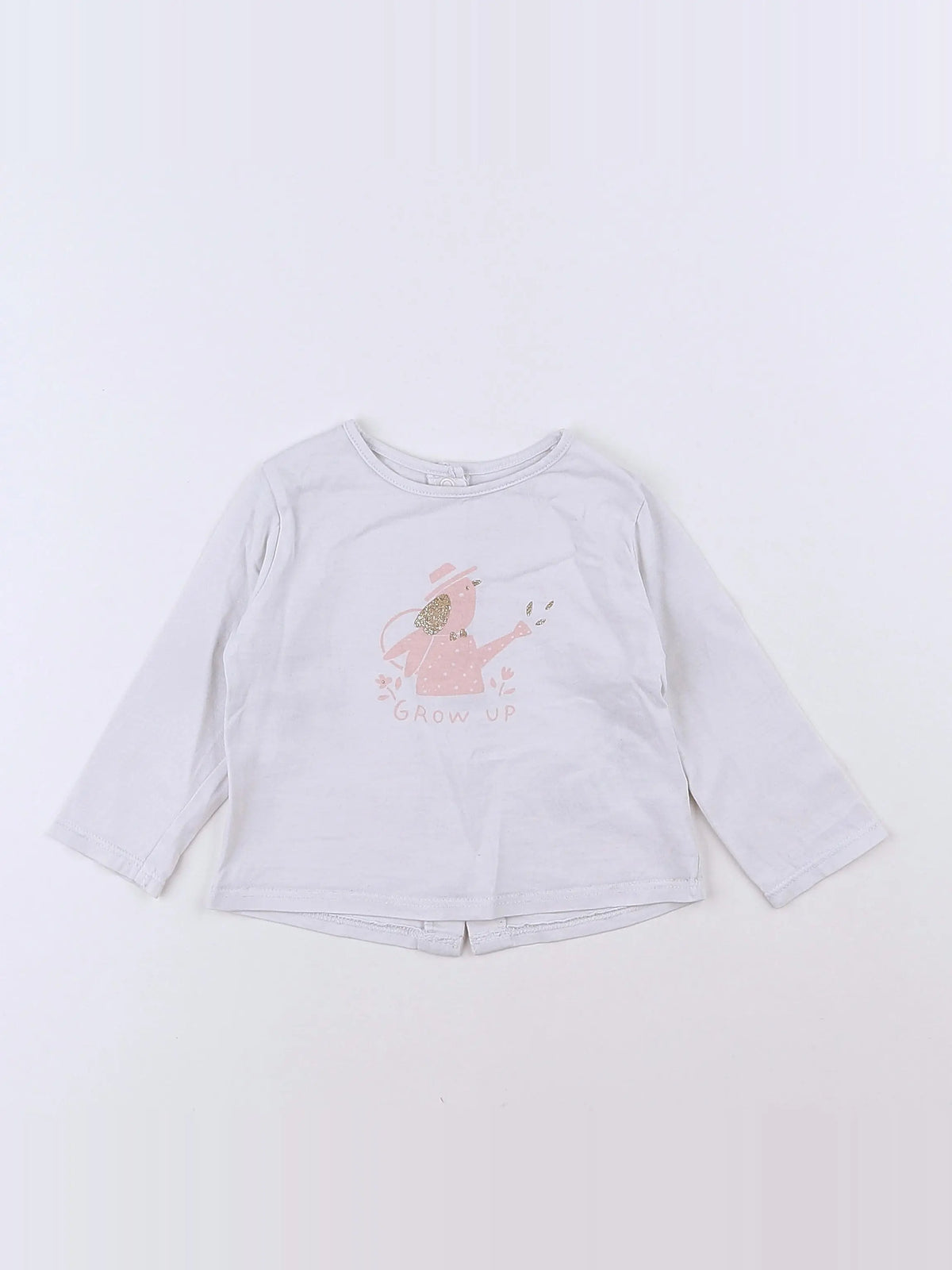 Vertbaudet - tee-shirt blanc - 9 mois