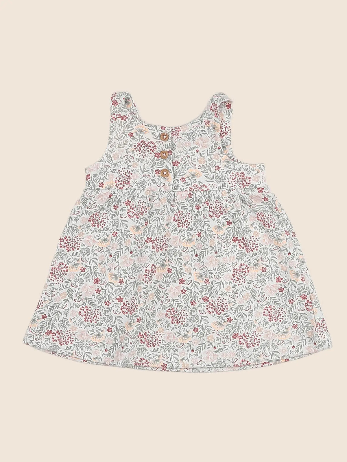 Vertbaudet - robe vert - 3 mois