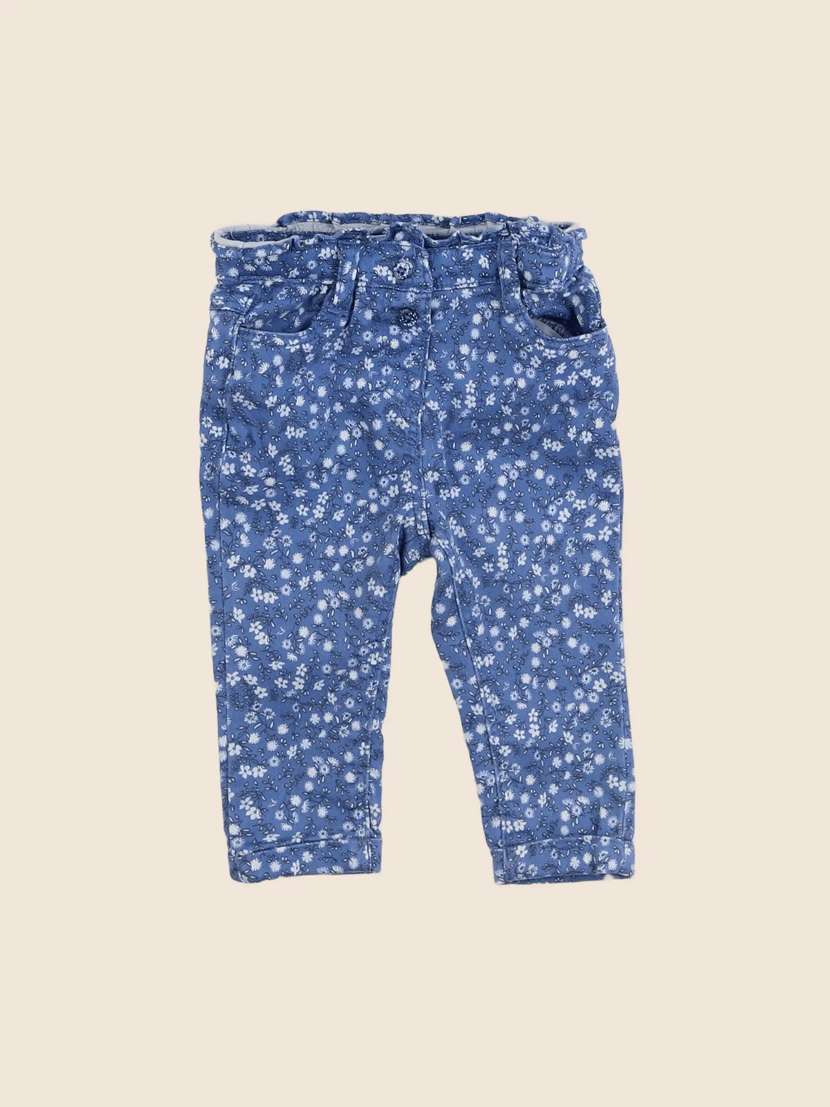 Tape à l'oeil - pantalon bleu - 6 mois