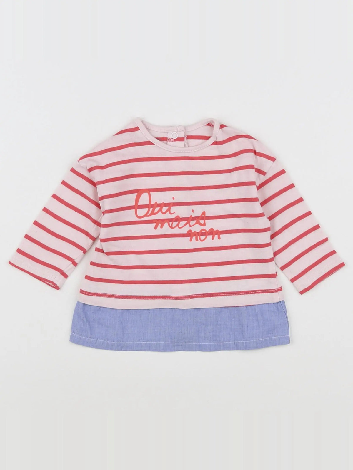 Vertbaudet - tee-shirt rose - 3 mois