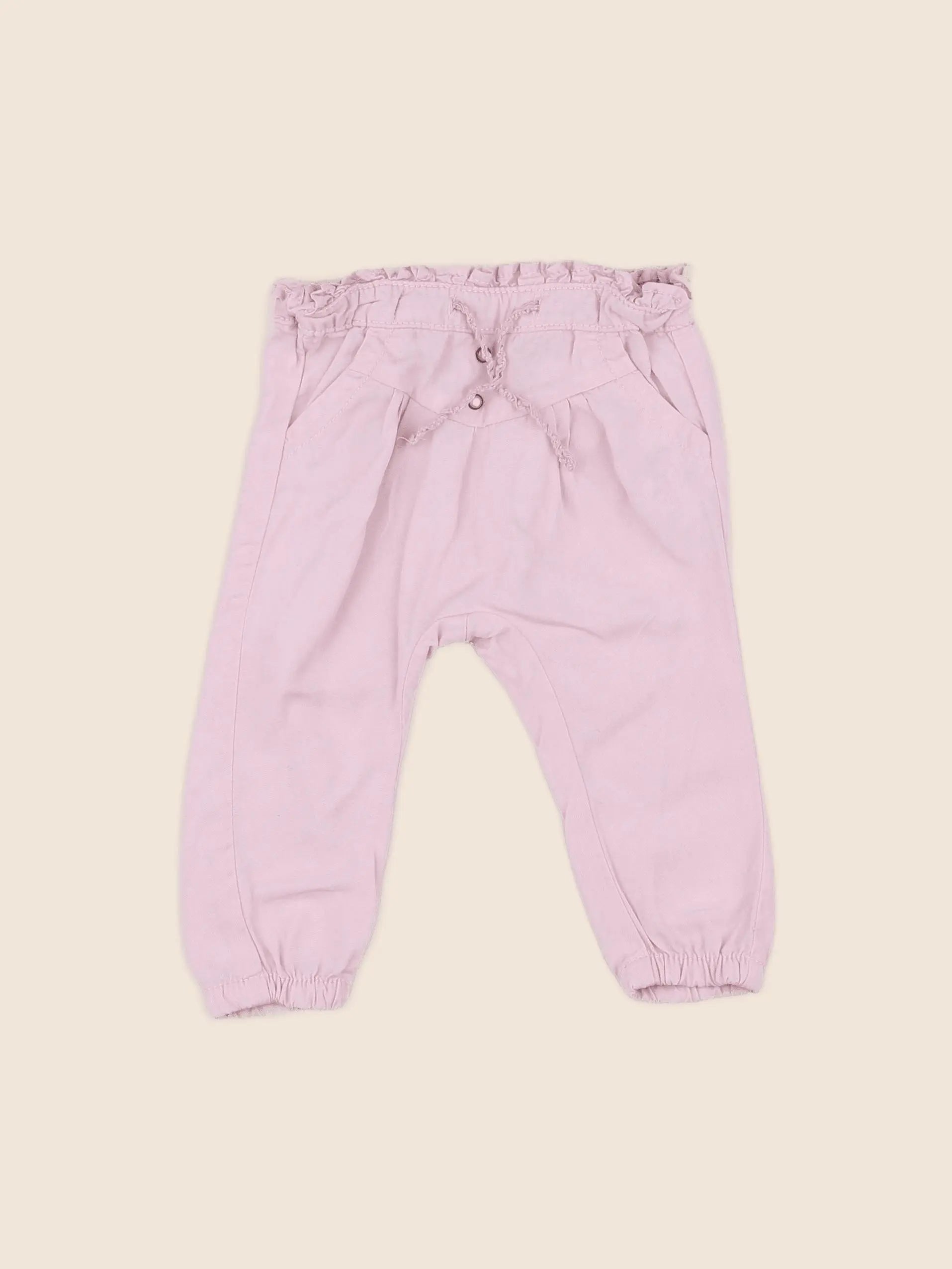 Tape à l'oeil - pantalon rose - 12 mois