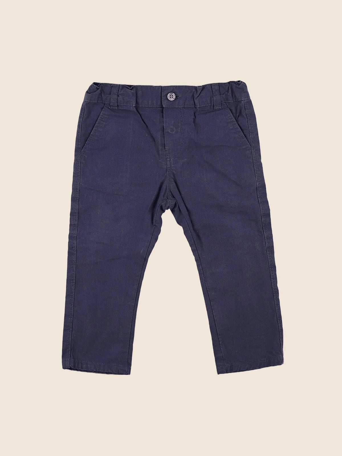 Vertbaudet - pantalon bleu - 9 mois