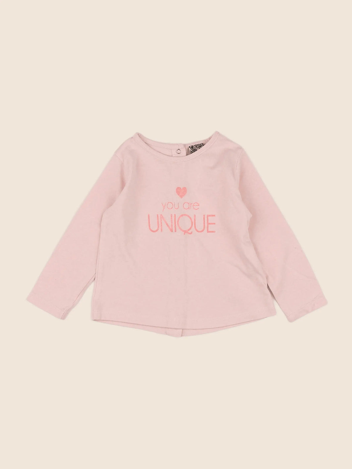 Tape à l'oeil - tee-shirt rose - 12 mois