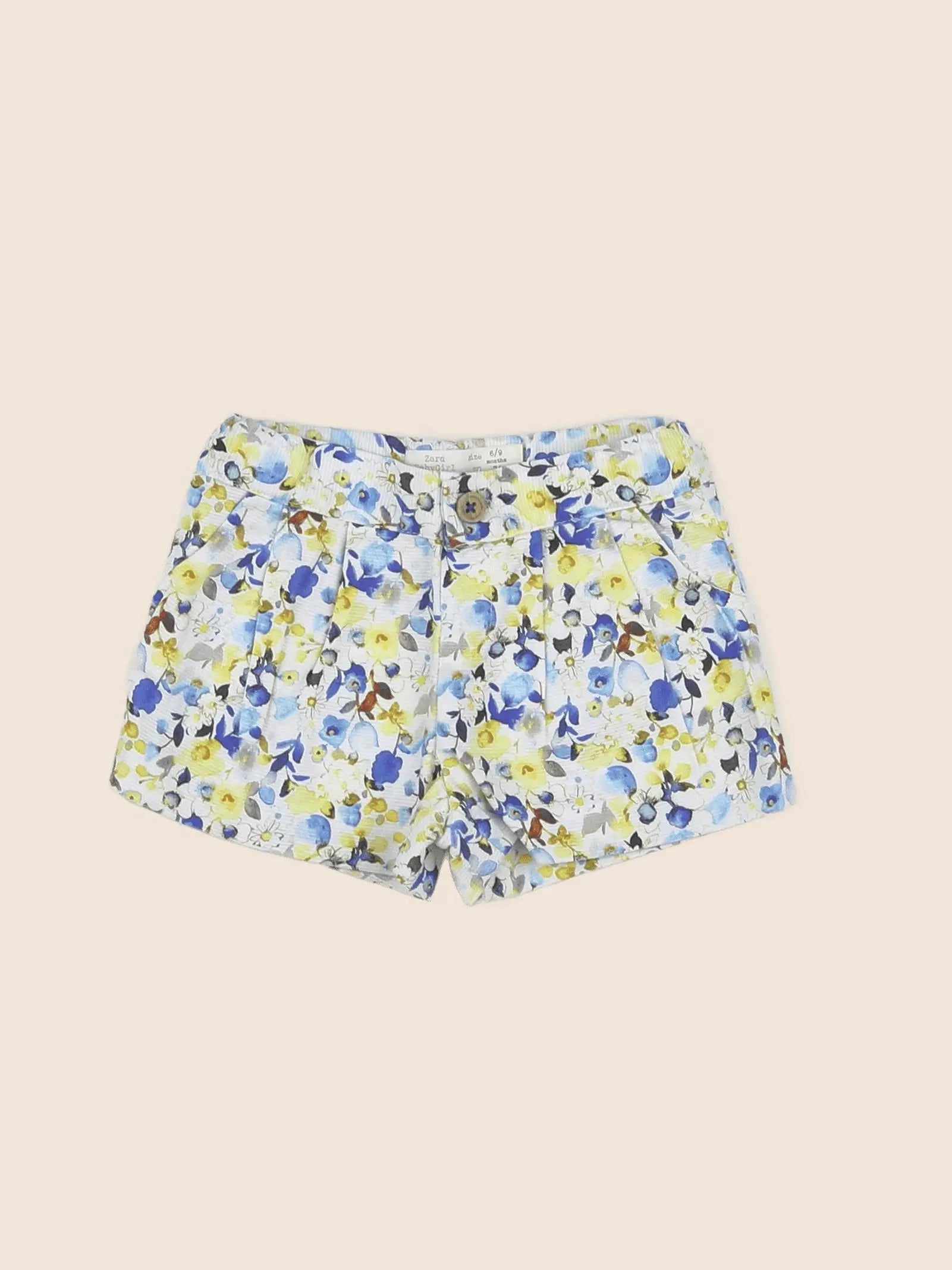 Zara - short multicolore - 6/9 mois