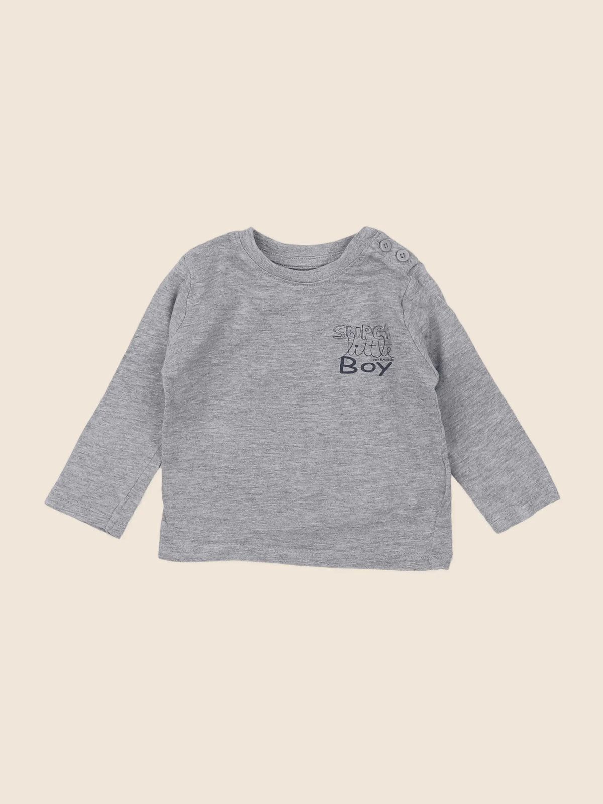 Vertbaudet - tee-shirt gris - 6 mois