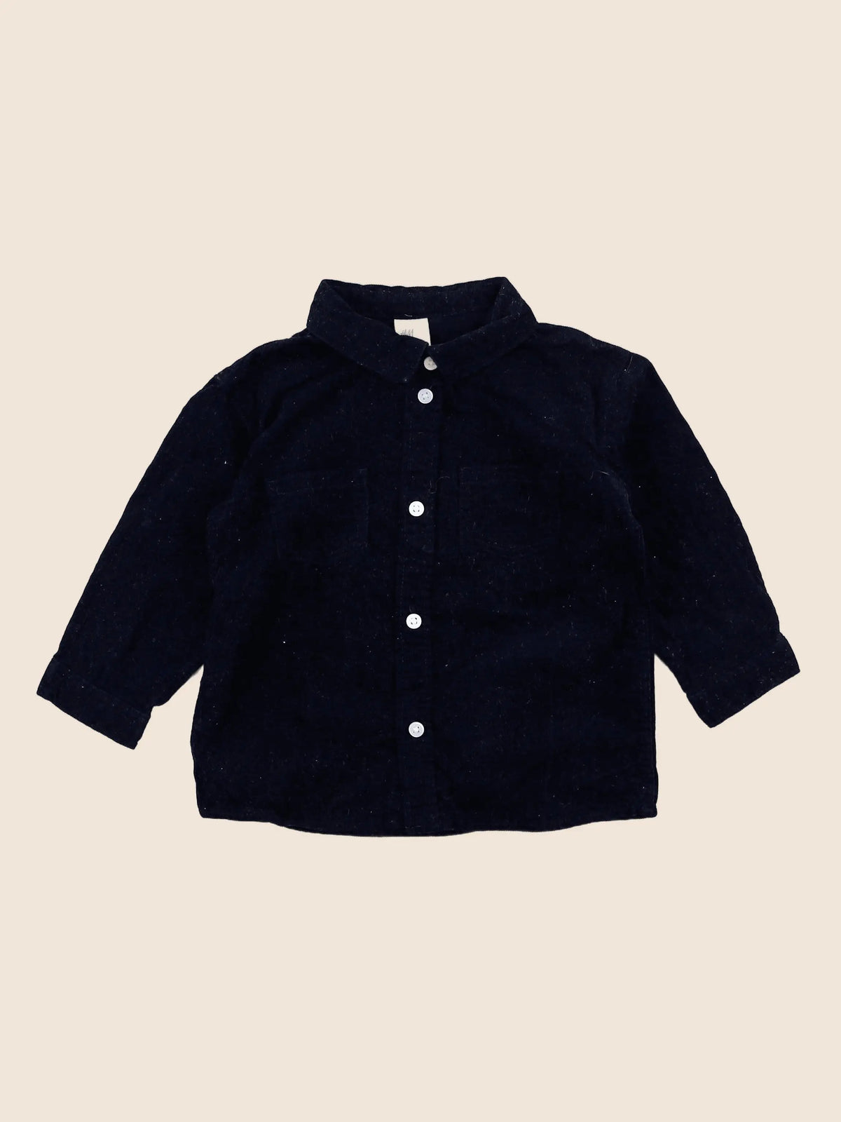H&M - chemise bleu - 12 mois