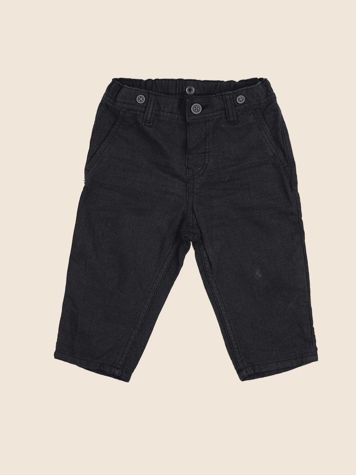 H&M - pantalon gris - 9 mois