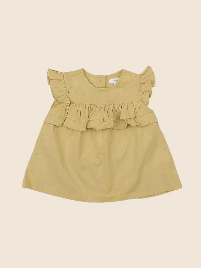 Vertbaudet - blouse jaune - 18 mois
