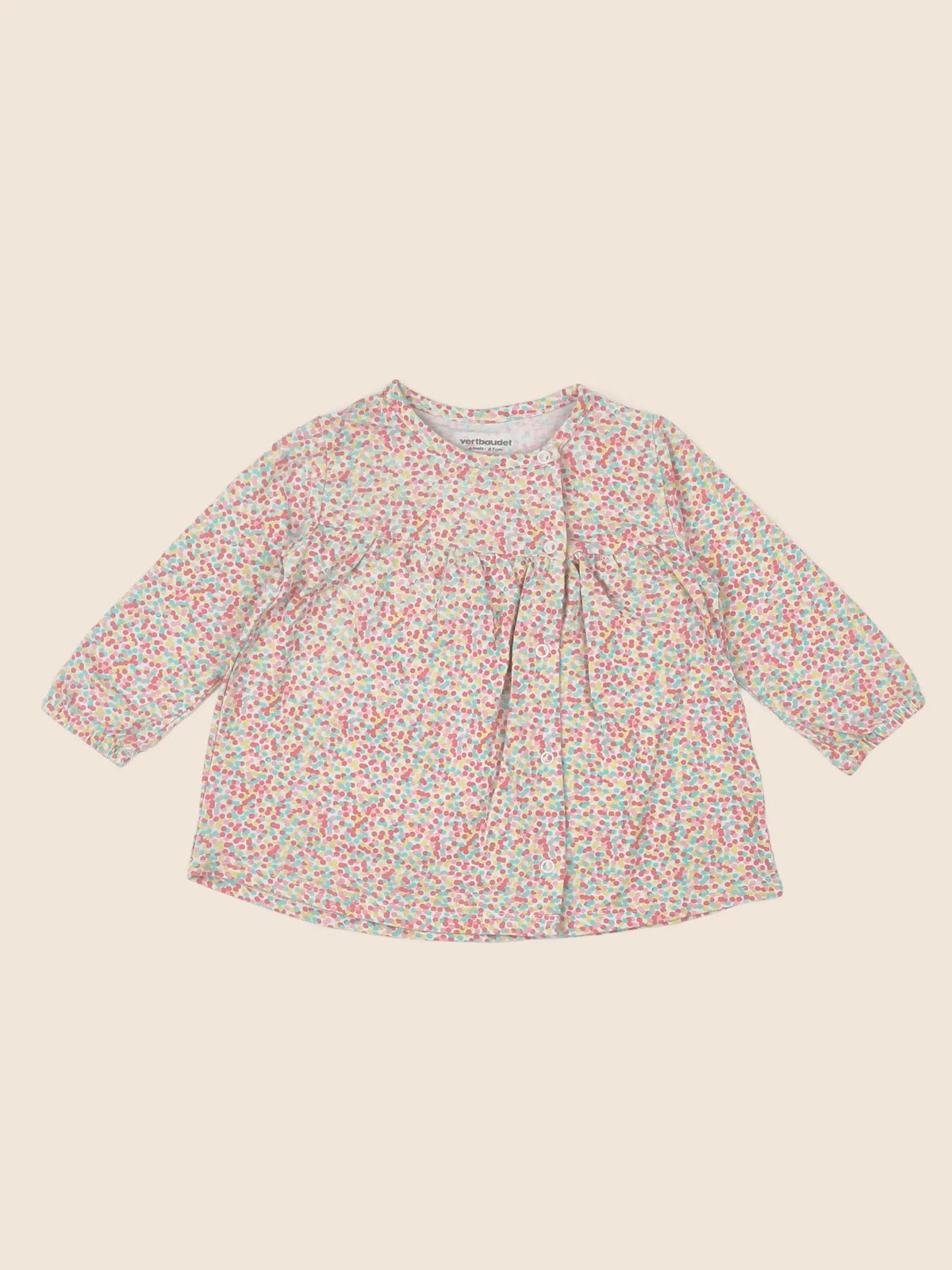Vertbaudet - robe rose - 6 mois