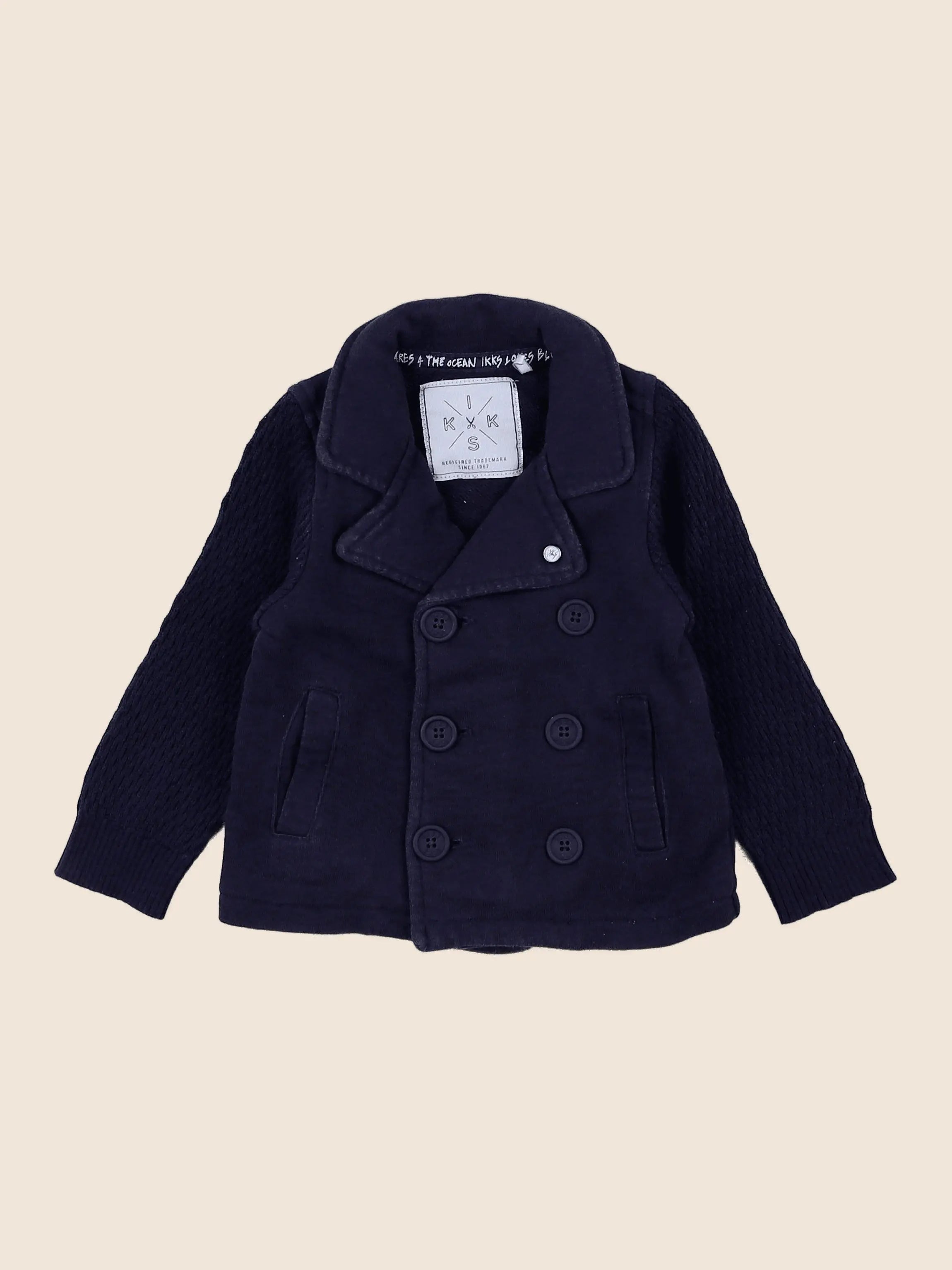 IKKS - veste bleu - 12 mois