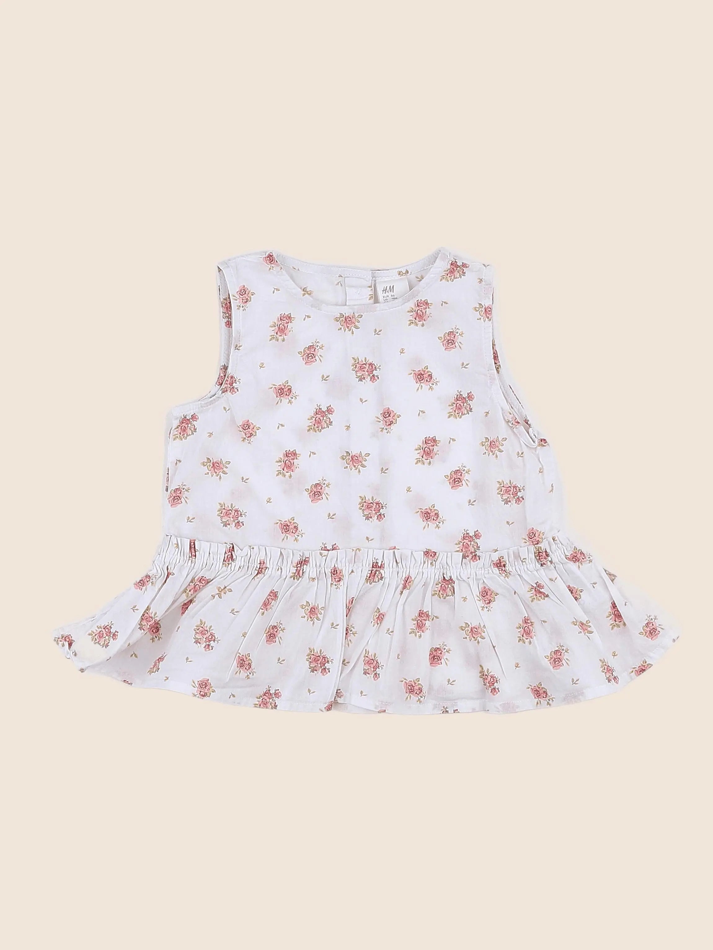 H&M - blouse multicolore - 12/18 mois