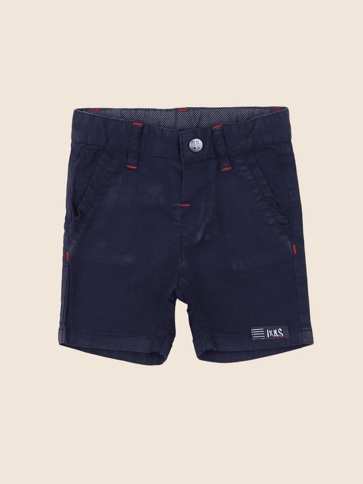 IKKS - short bleu - 6 mois