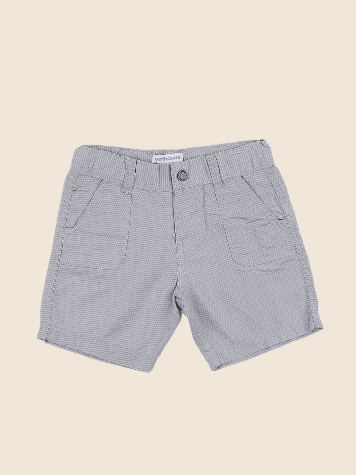 Vertbaudet - short gris - 9 mois