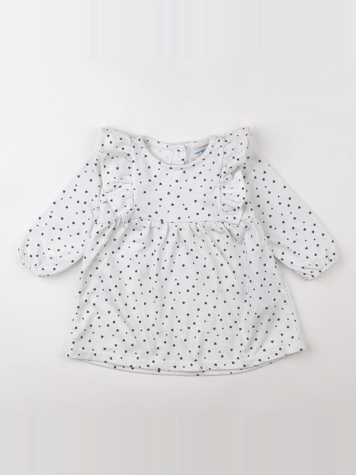 Vertbaudet - robe blanc - 12 mois