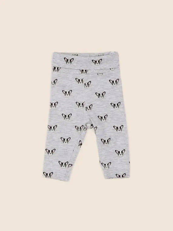 H&M - legging gris - 1 mois