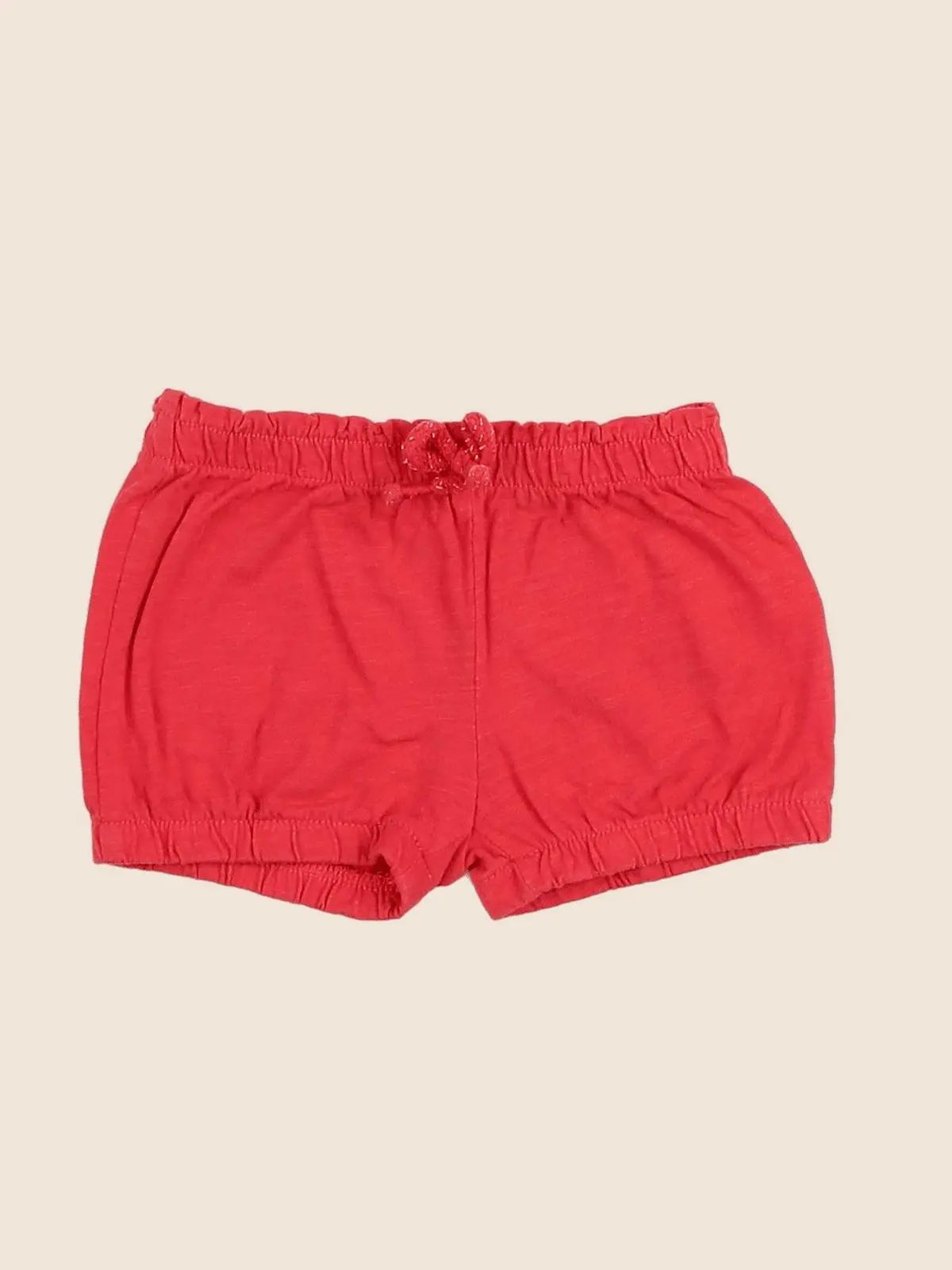 Vertbaudet - short rouge - 12 mois