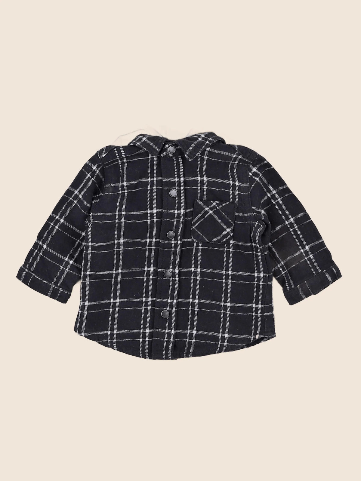 Vertbaudet - chemise gris - 3 mois