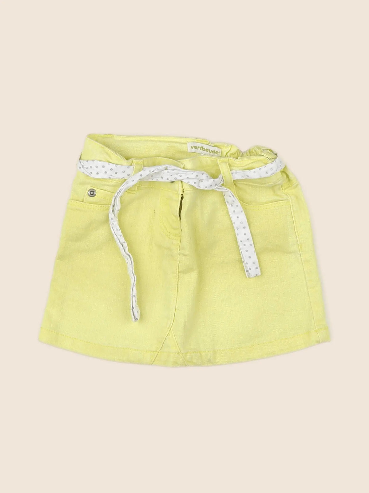 Vertbaudet - jupe jaune - 3 ans
