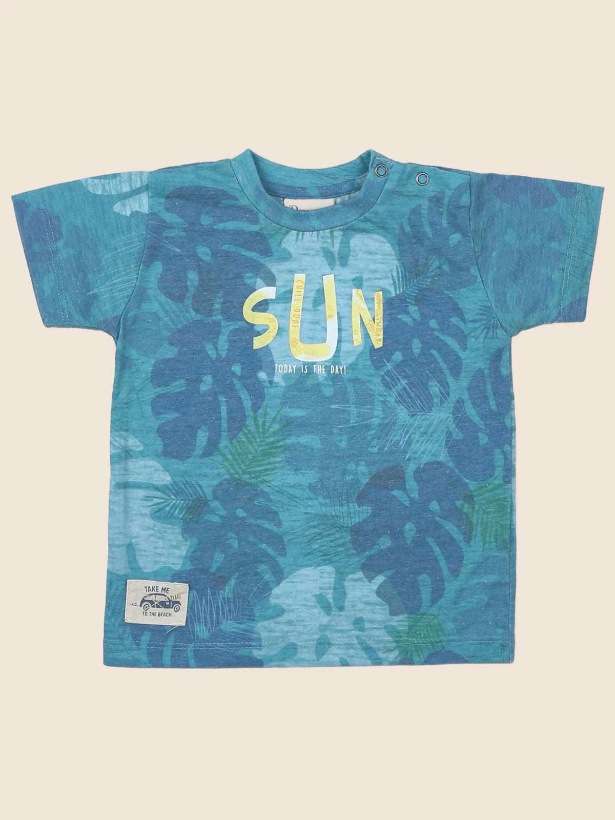 Brums - tee-shirt bleu - 12 mois