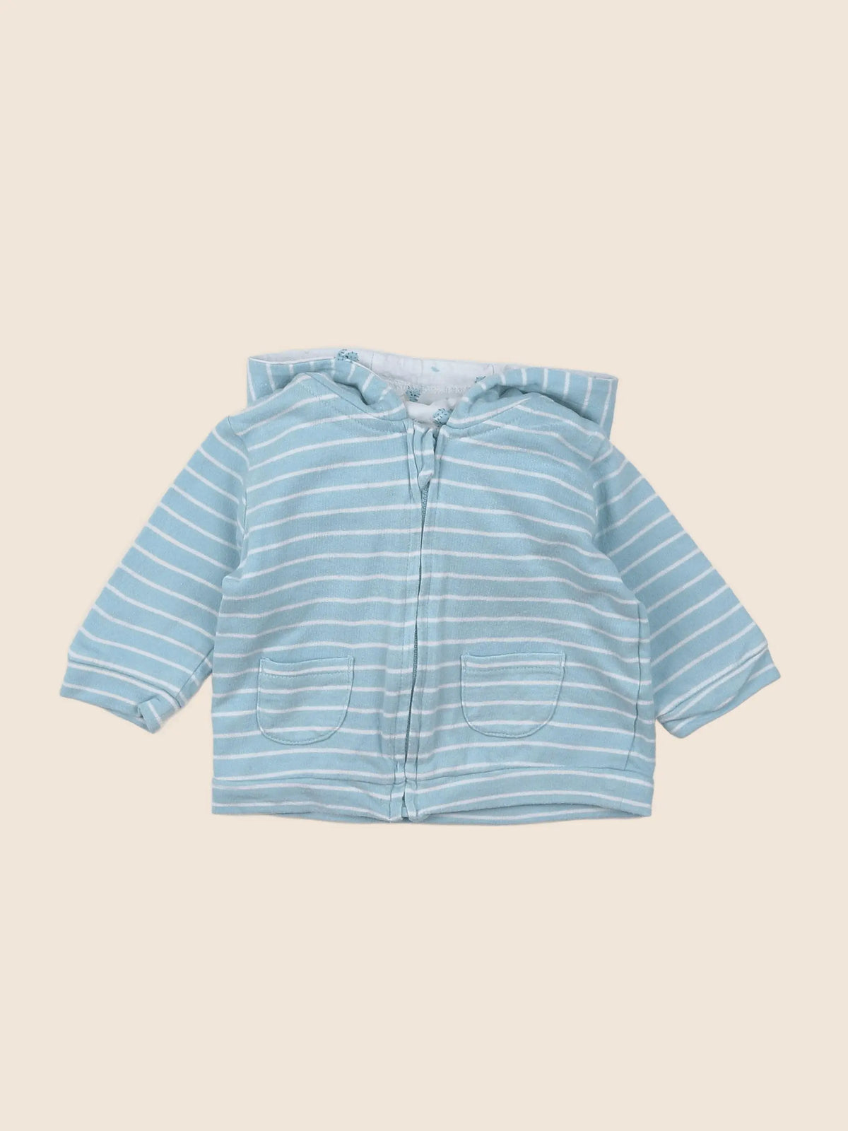Vertbaudet - sweat bleu - 3 mois
