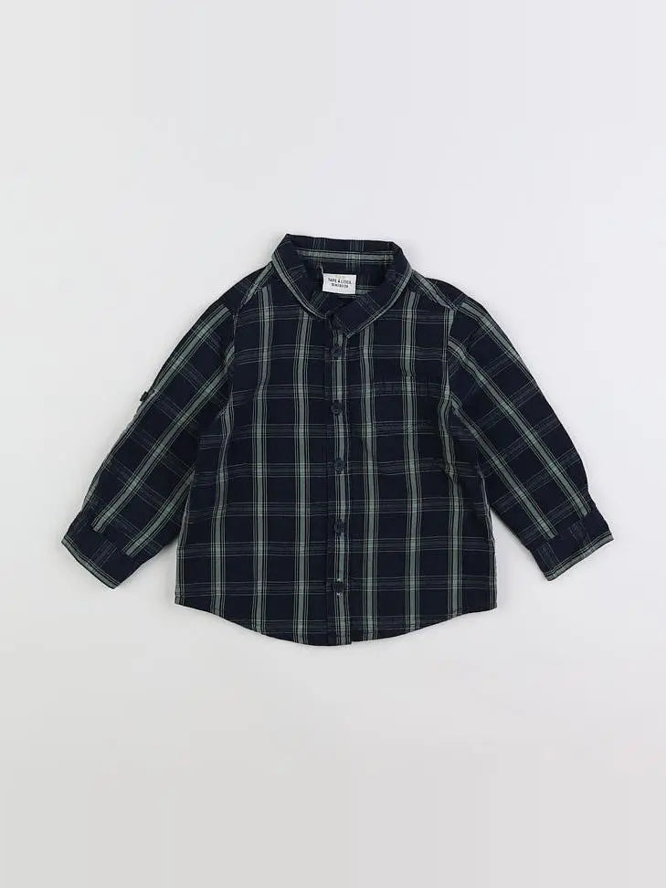 Tape à l'oeil - chemise bleu - 18 mois