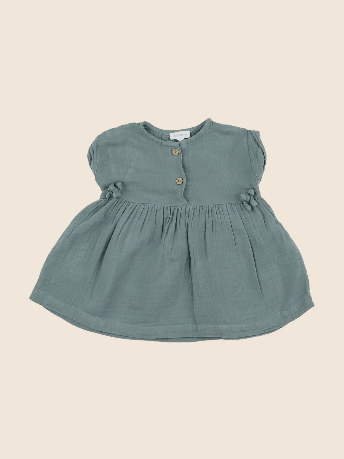 Vertbaudet - robe vert - 3 mois