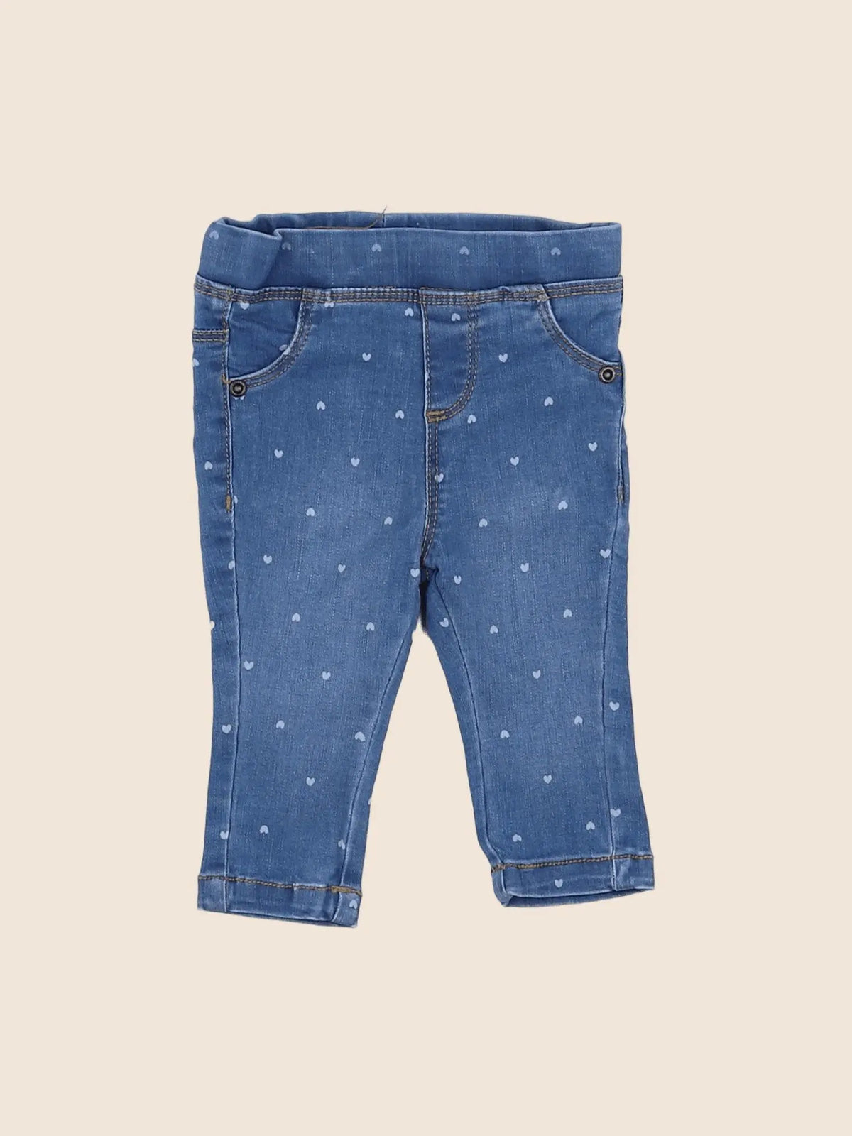 Vertbaudet - jean bleu - 3 mois