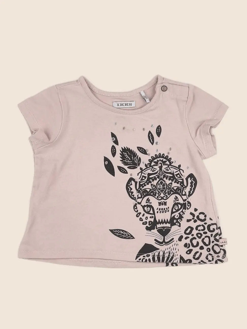 IKKS - tee-shirt rose - 12 mois
