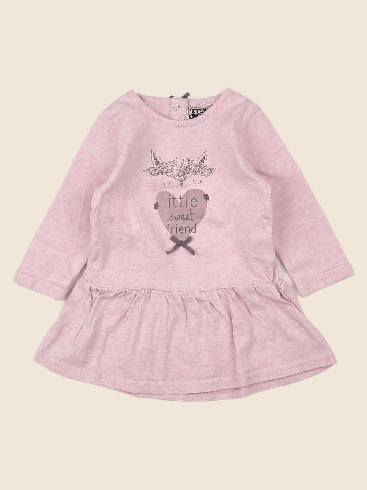 Tape à l'oeil - robe rose - 6 mois