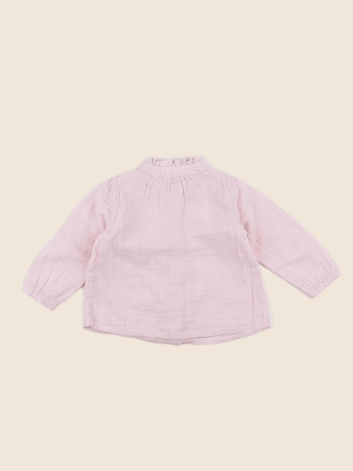 Boutchou - blouse rose - 9 mois