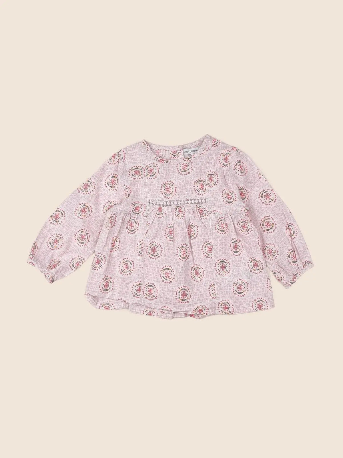 Vertbaudet - blouse rose - 12 mois