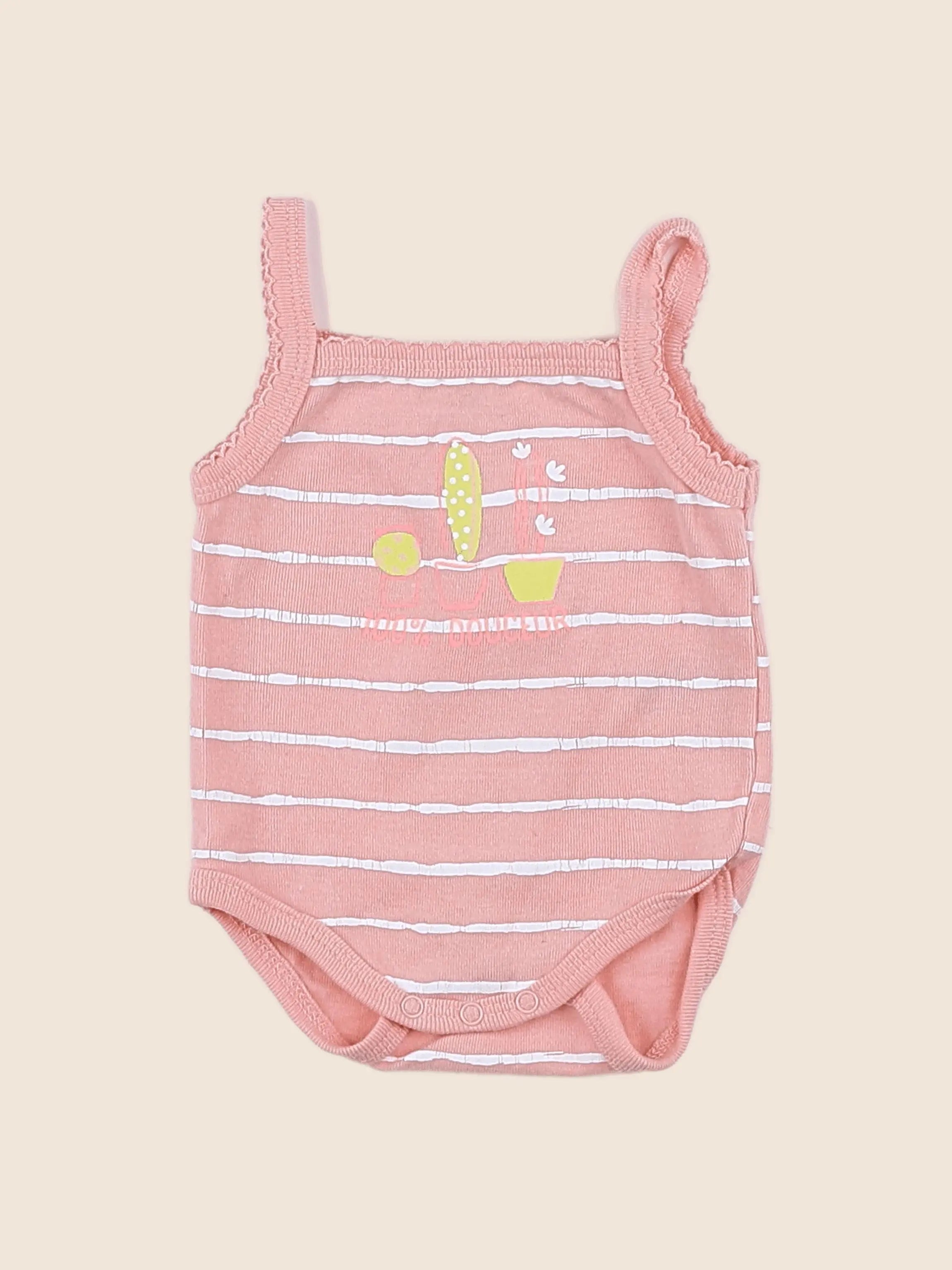 La Redoute - body orange - 3 mois