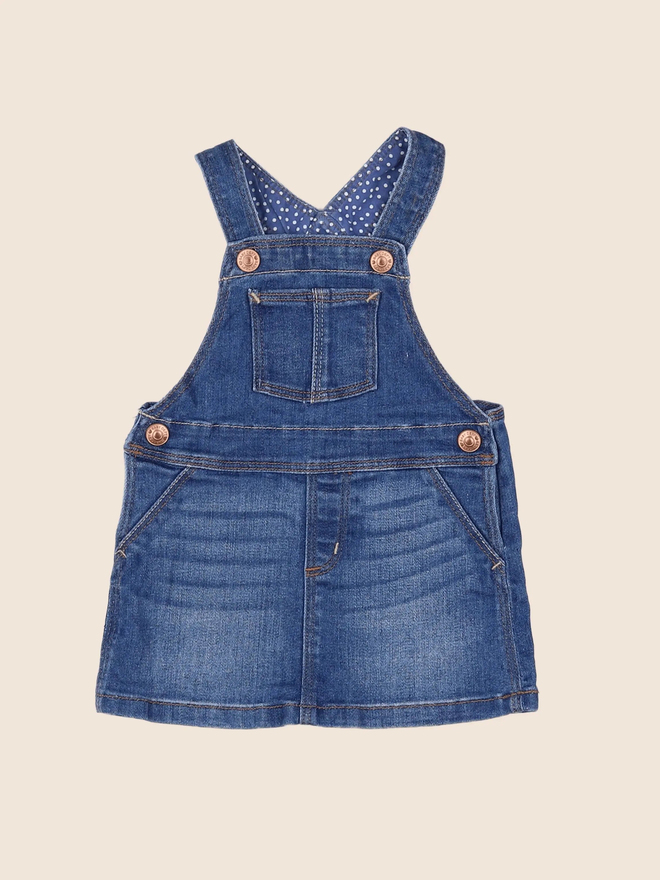H&M - robe bleu - 3/6 mois