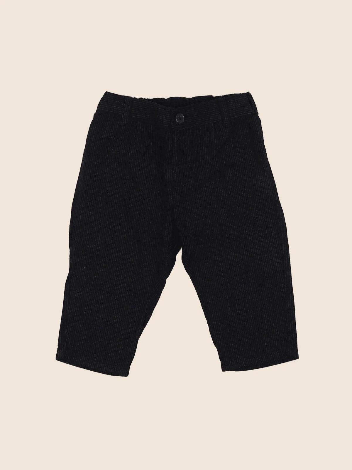 H&M - pantalon noir - 6/9 mois