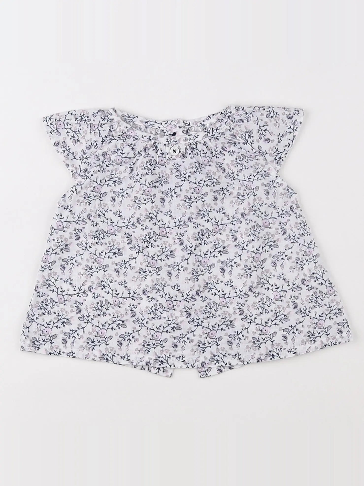 Boutchou - blouse blanc - 3 mois