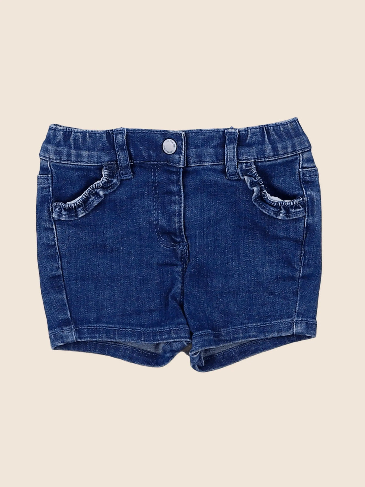 Vertbaudet - short bleu - 6 mois