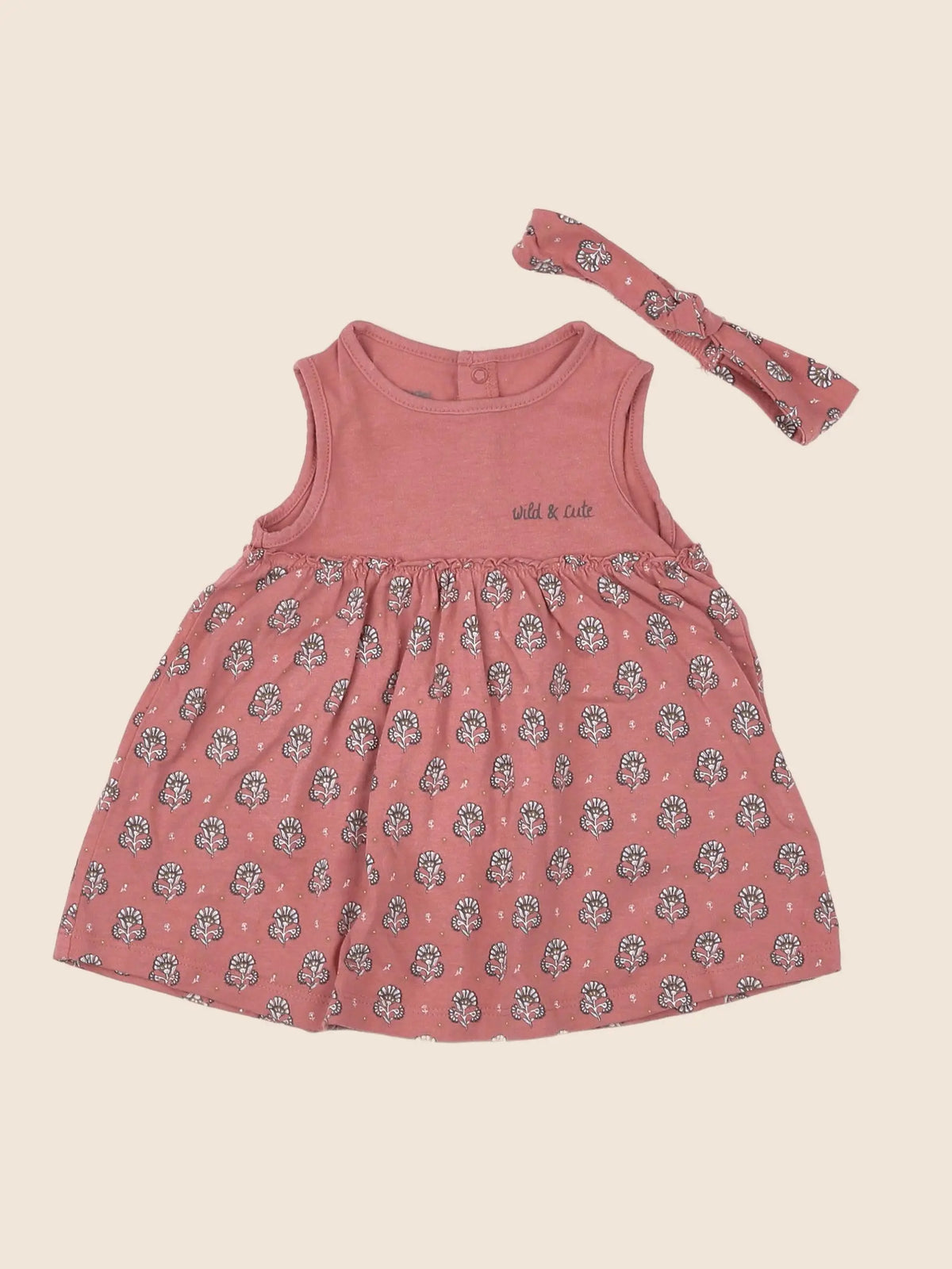 Vertbaudet - robe rose - 3 mois