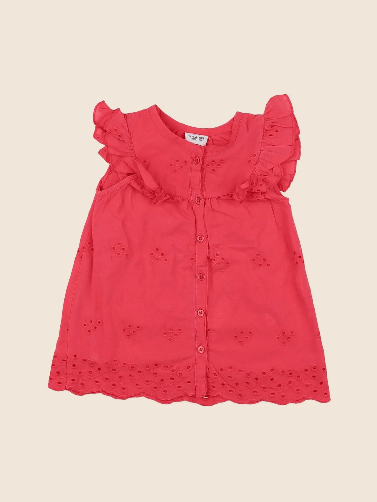 Tape à l'oeil - robe rose - 9 mois