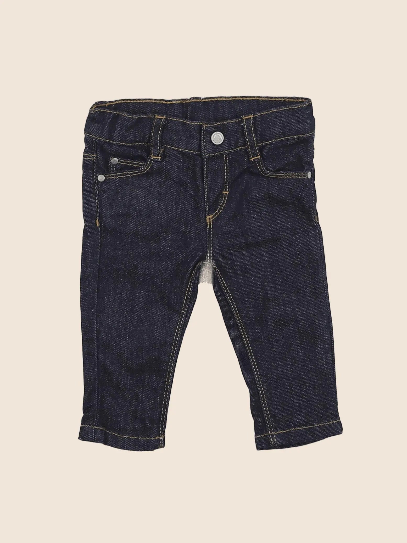 Petit Bateau - jean bleu - 3 mois