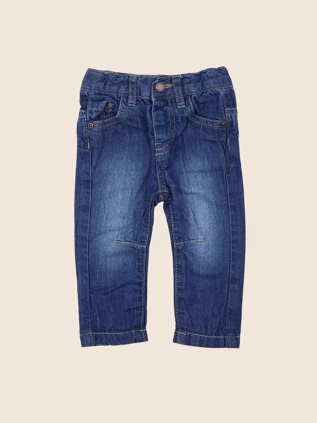 Vertbaudet - jean bleu - 3 mois