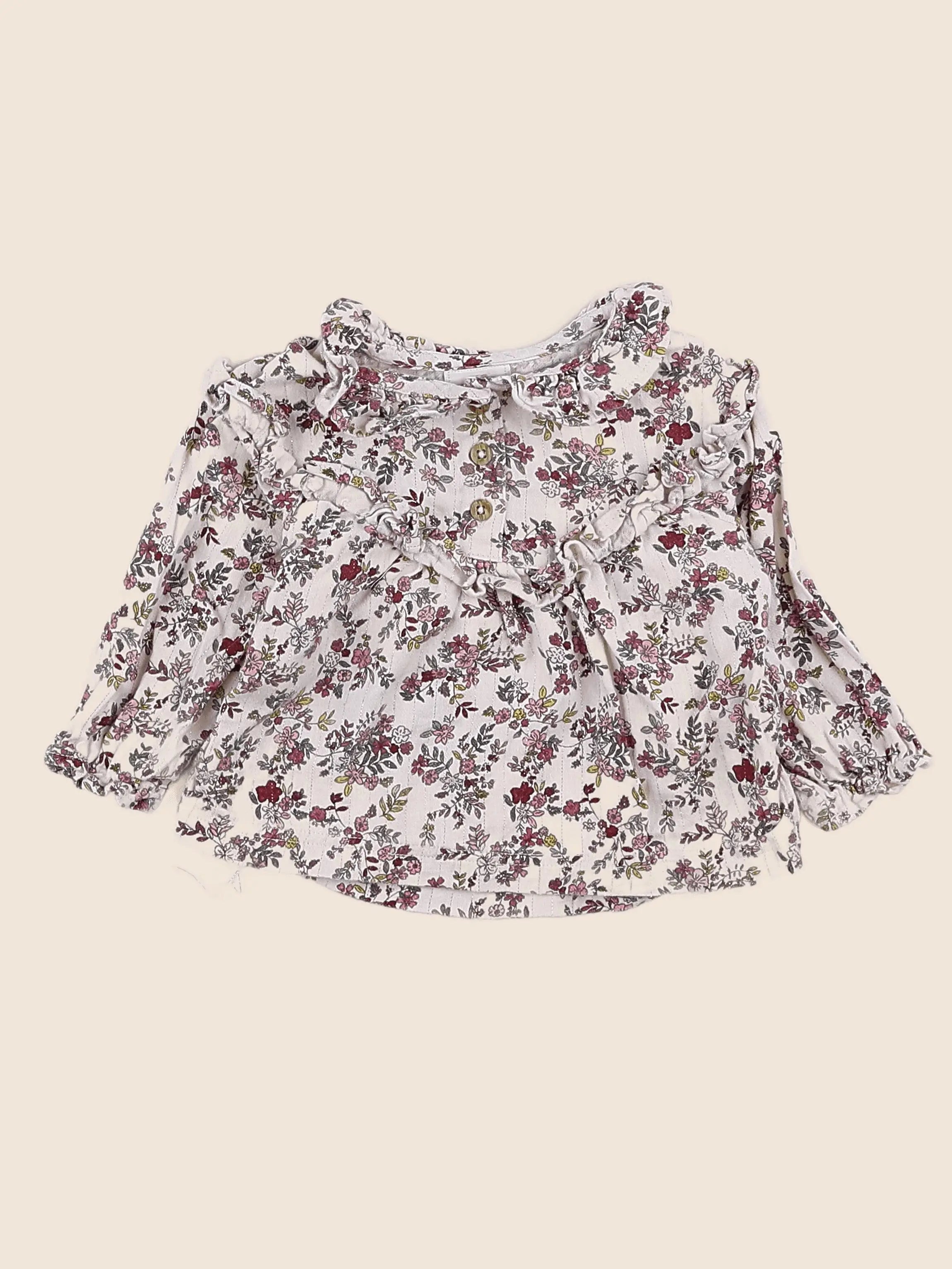 Tape à l'oeil - blouse multicolore - 12 mois