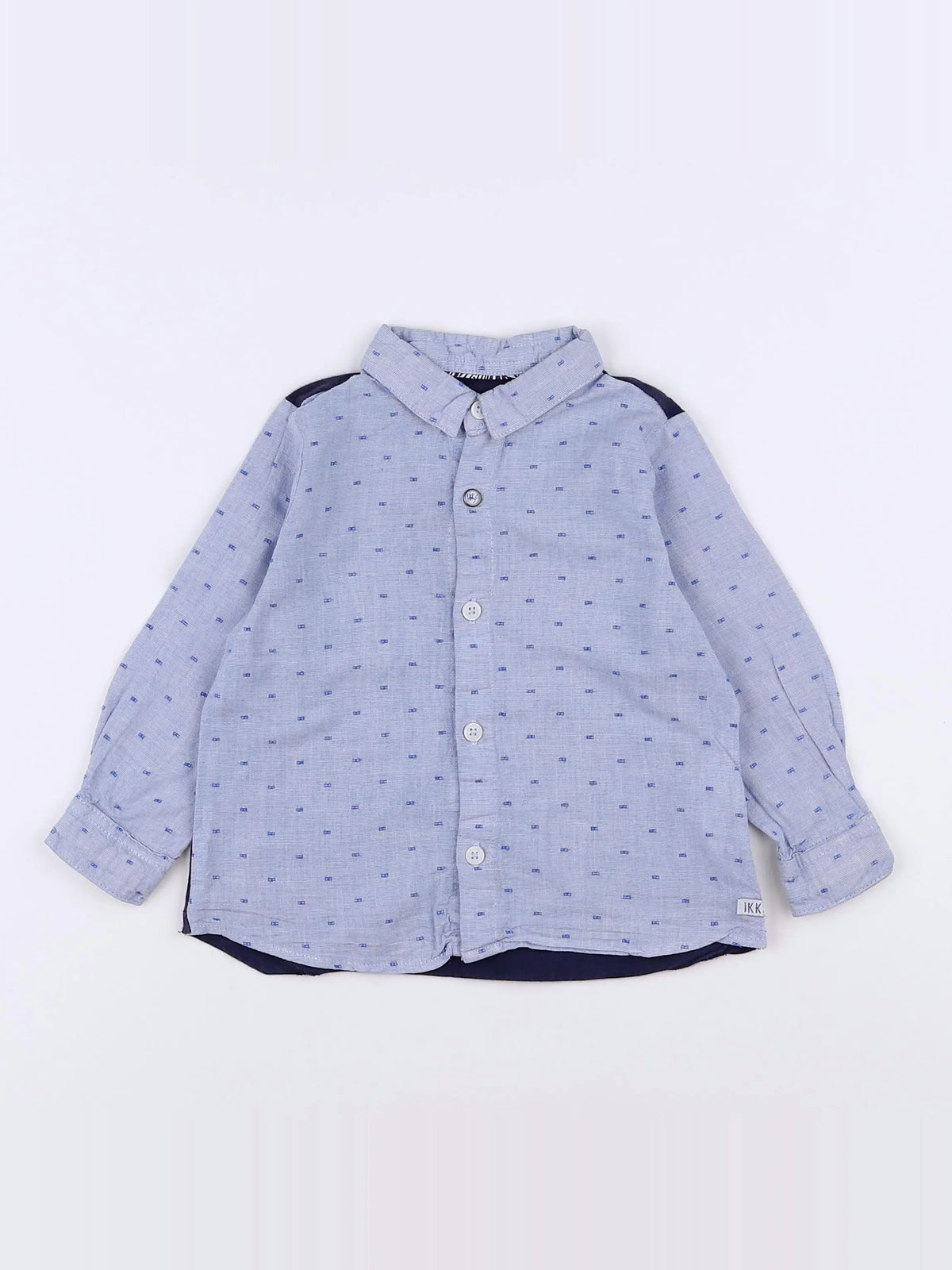 IKKS - chemise bleu - 18 mois