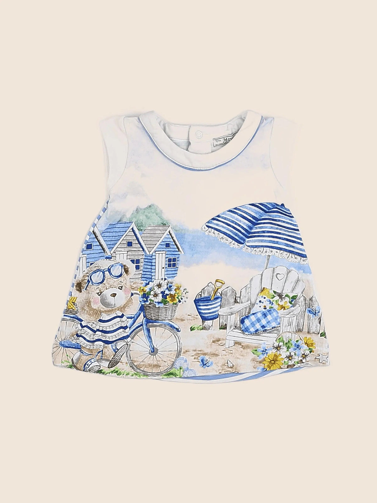 Mayoral - robe bleu - 3 mois