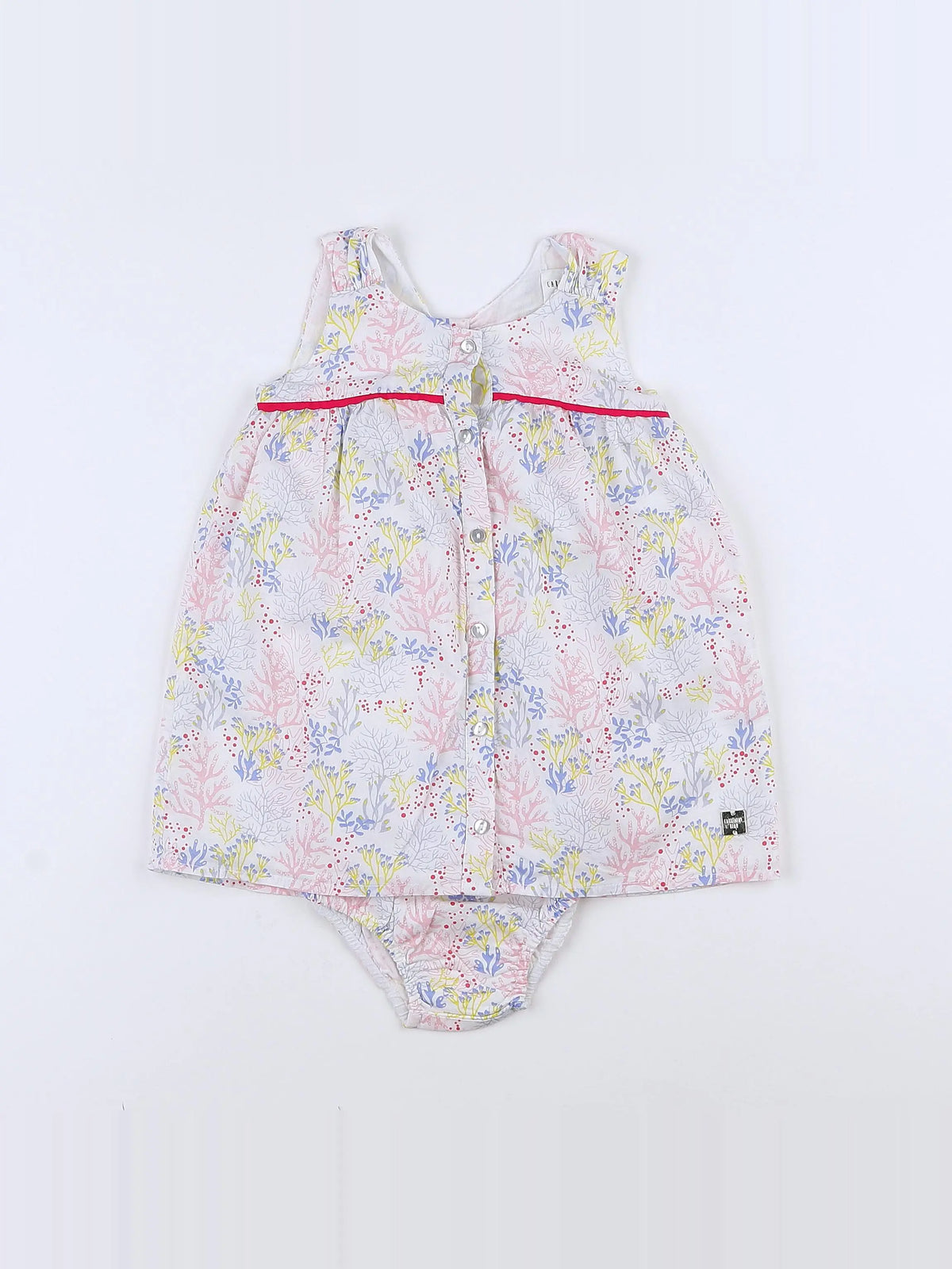 Carrément Beau - robe multicolore - 12 mois
