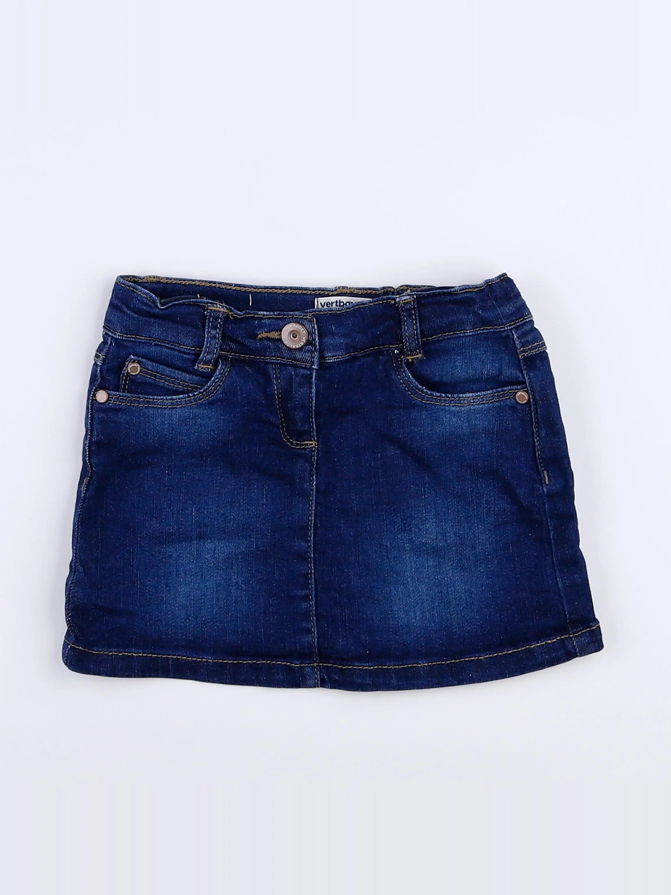 Vertbaudet - jupe bleu - 3 ans