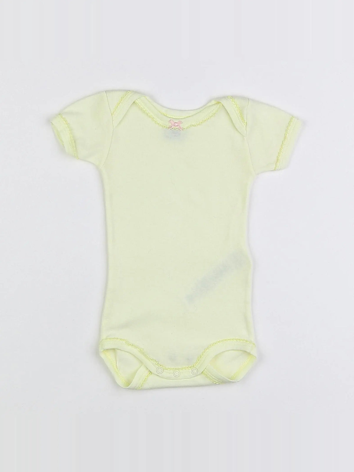 Petit Bateau - body jaune - 3 mois