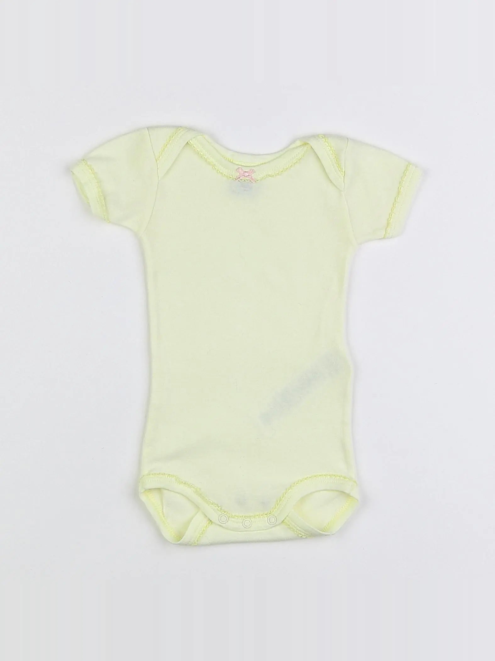 Petit Bateau - body jaune - 3 mois
