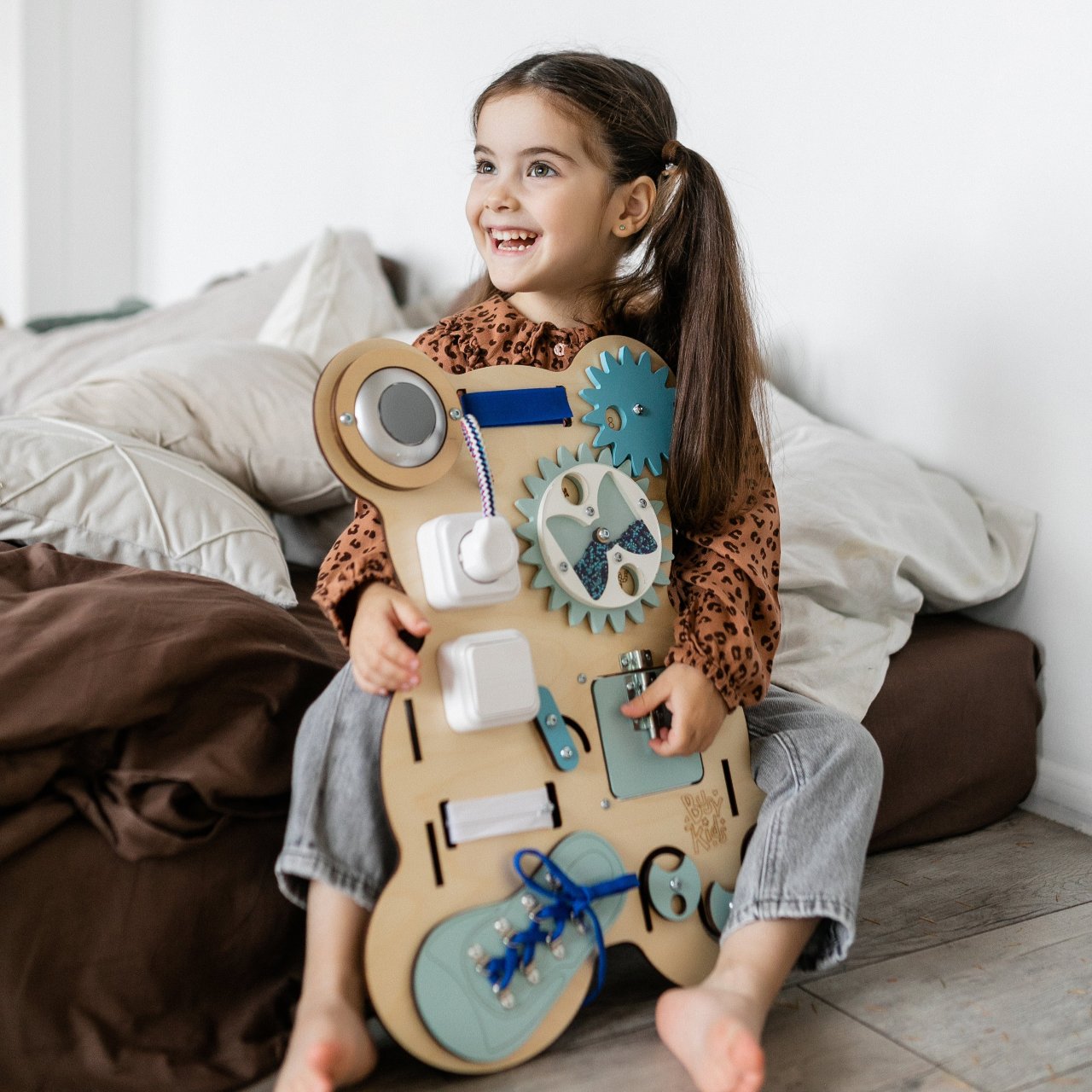 Busy Board «Ourson Curieux» - Jouet éducatif