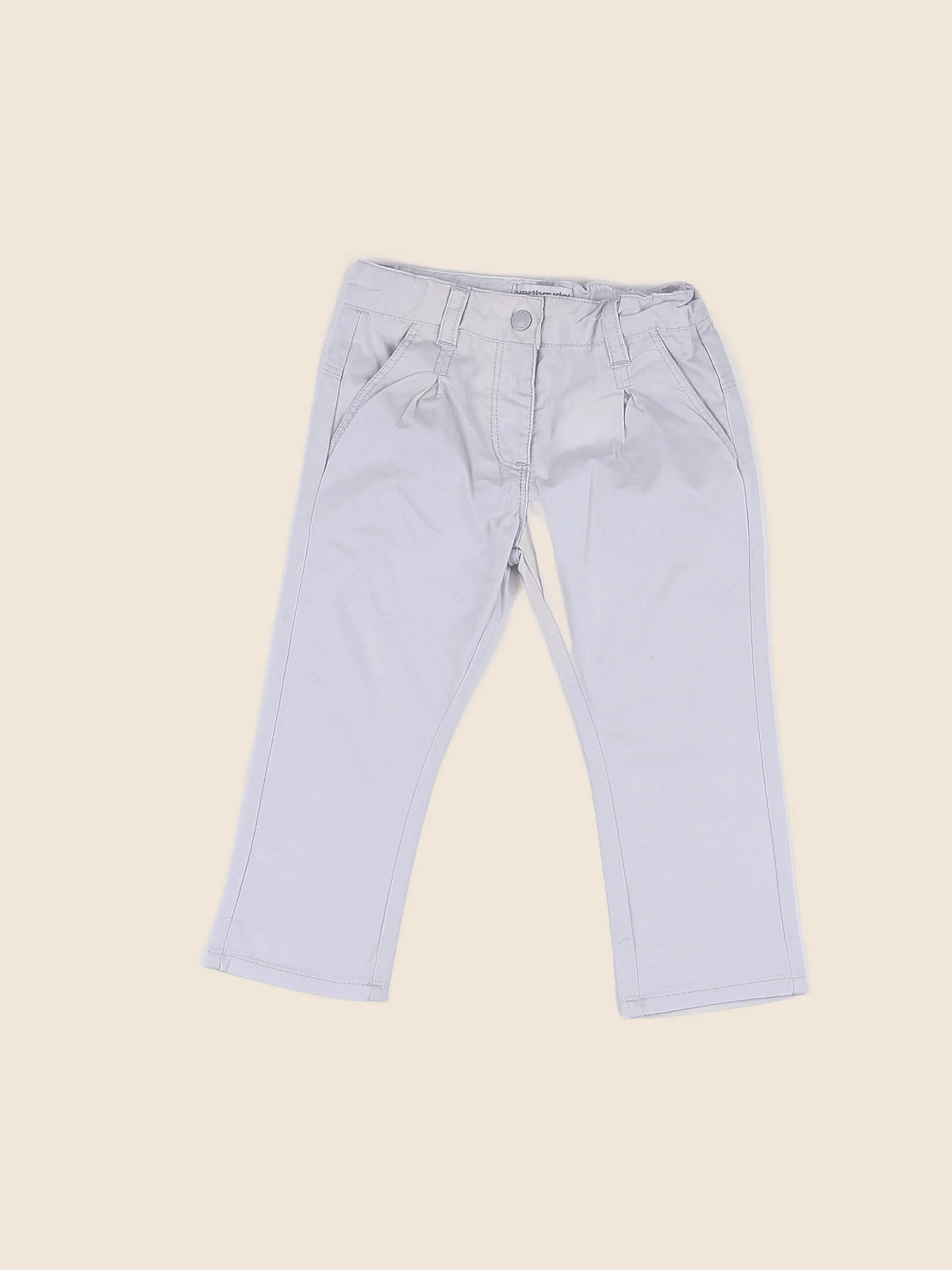 Vertbaudet - pantalon gris - 12 mois