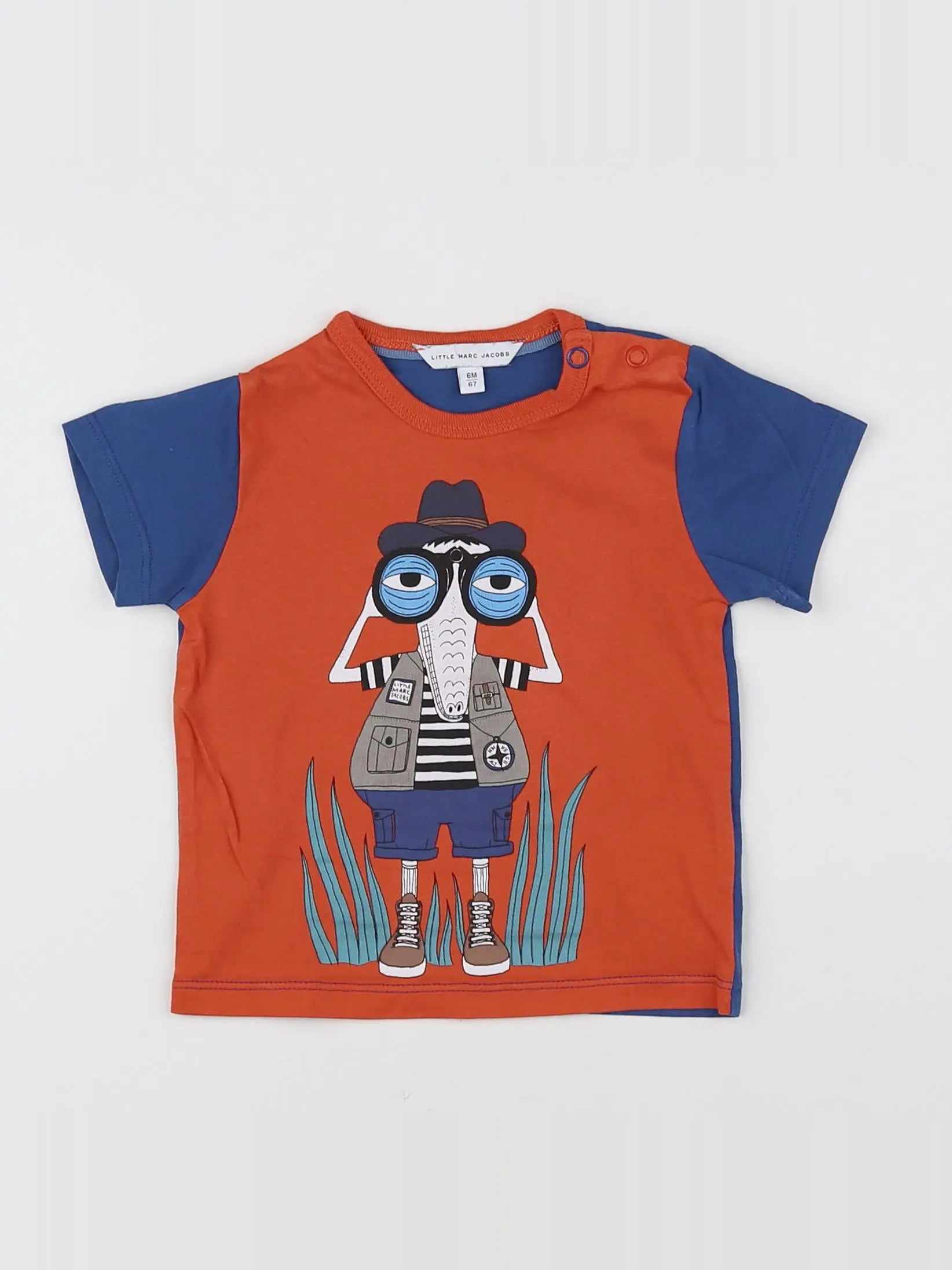 Little marc jacobs - tee-shirt orange - 6 mois